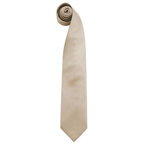 Premier Mens Fashion Colors Work Clip On Tie (Pack of 2) / Khaki